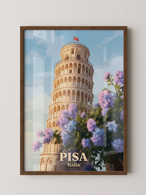 Schiefer Turm Blütenpracht