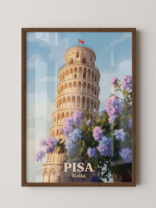 Schiefer Turm Blütenpracht