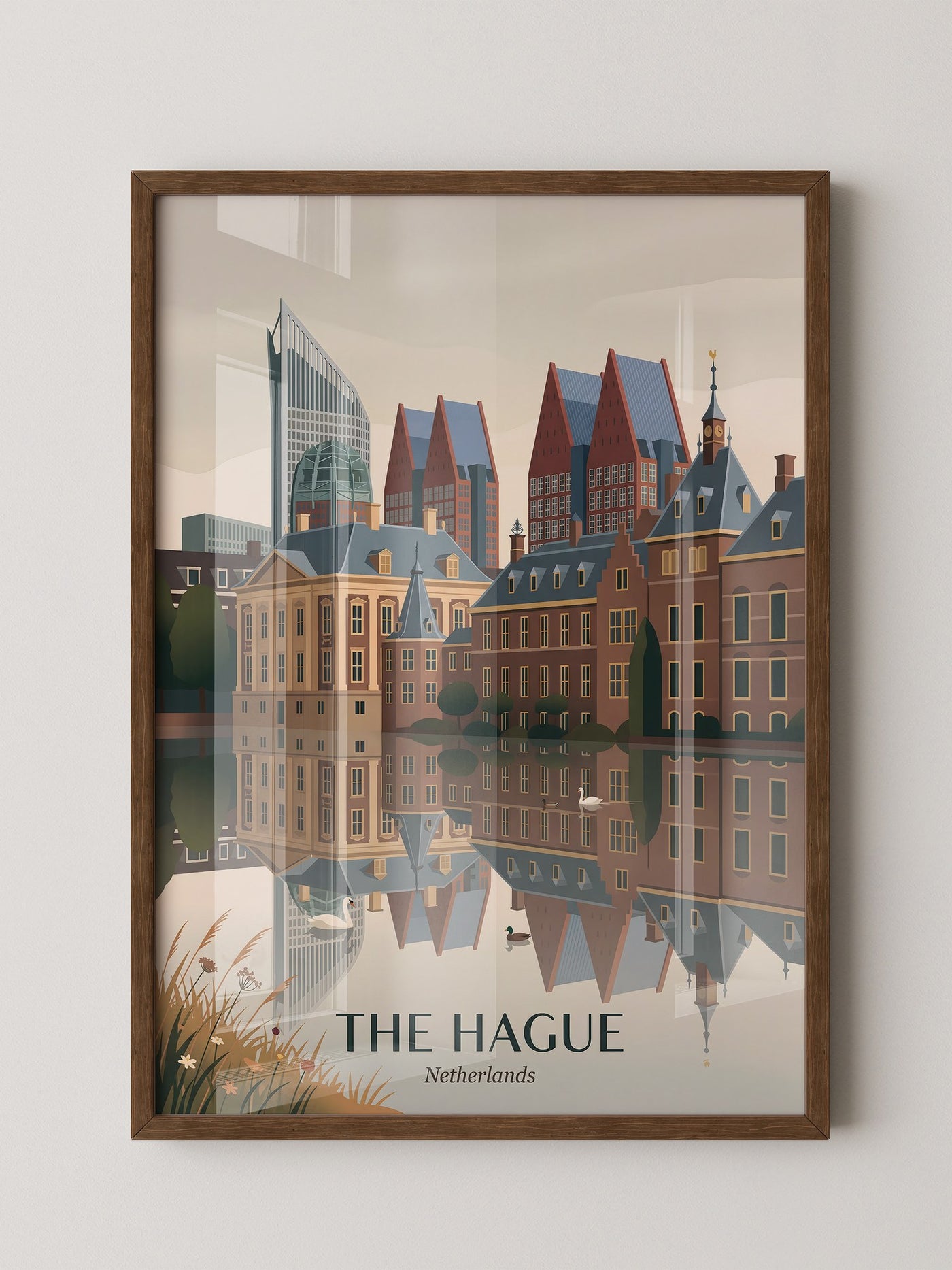 Den Haag Spiegelung Architektur
