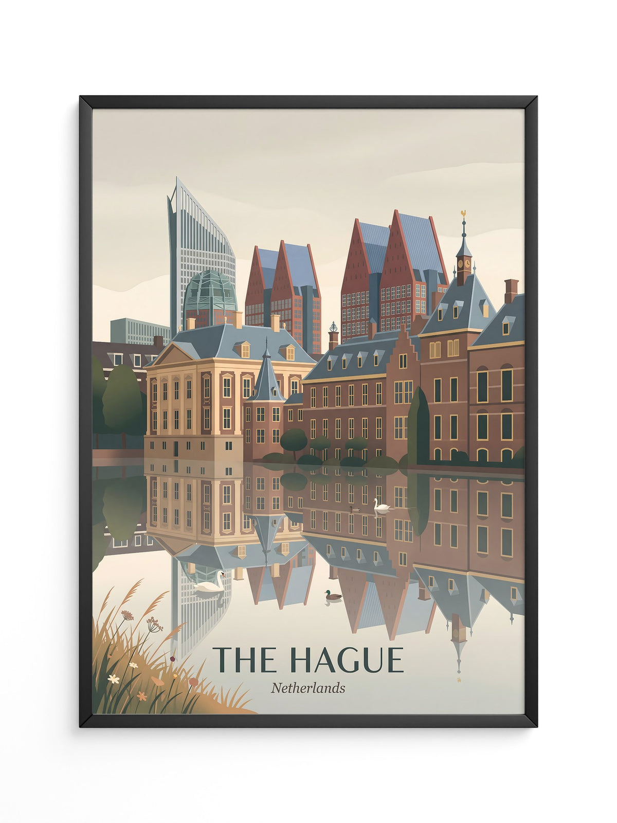 Den Haag Spiegelung Architektur