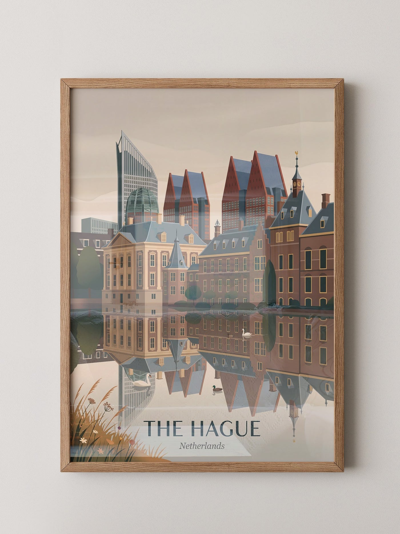 Den Haag Spiegelung Architektur
