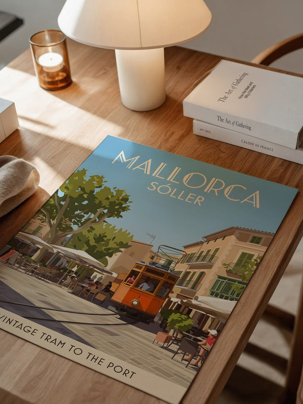 Mallorca Vintage Tram Retro-Stil