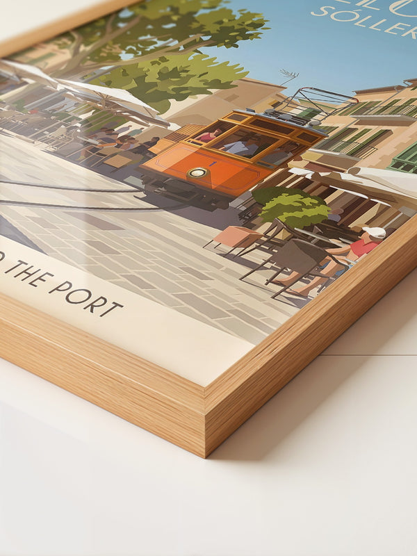 Mallorca Vintage Tram Retro-Stil