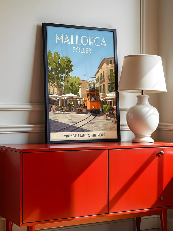 Mallorca Vintage Tram Retro-Stil