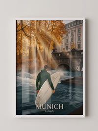 Surfen Herbstlicht Munich