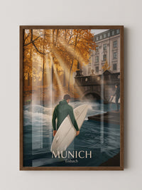 Surfen Herbstlicht Munich