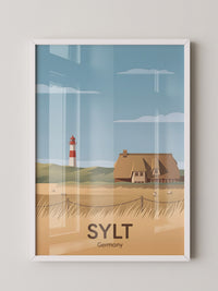Sylt Leuchtturm Küstenlandschaft
