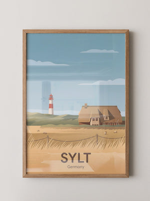 Sylt Leuchtturm Küstenlandschaft