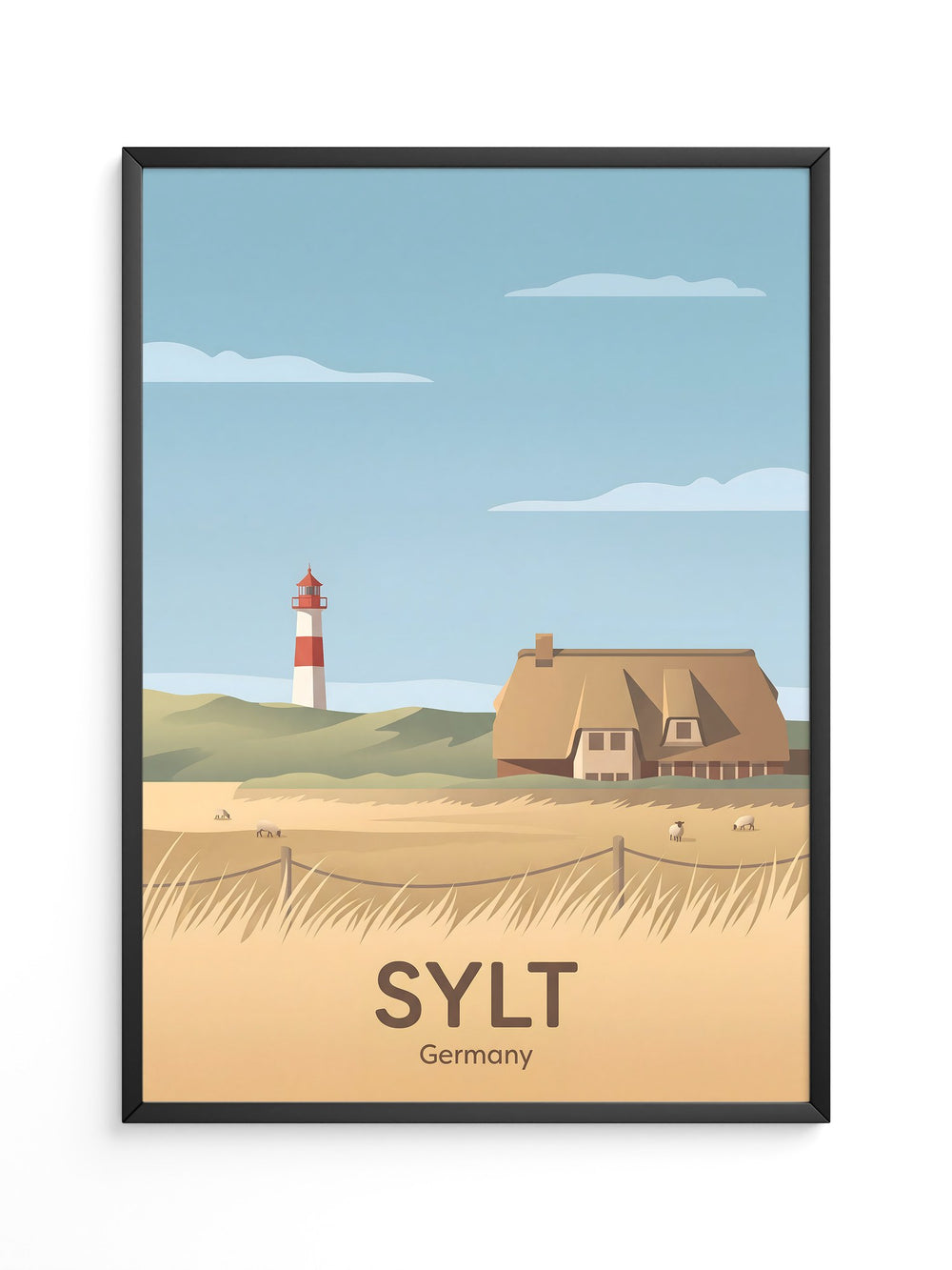 Sylt Leuchtturm Küstenlandschaft