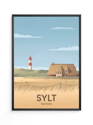 Sylt Leuchtturm Küstenlandschaft