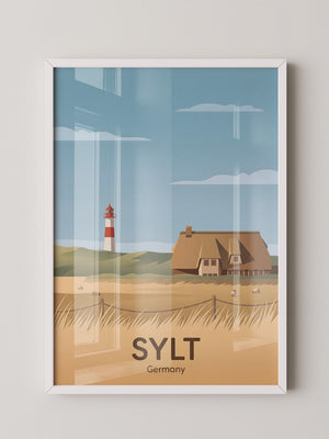 Sylt Leuchtturm Küstenlandschaft