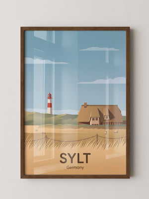 Sylt Leuchtturm Küstenlandschaft