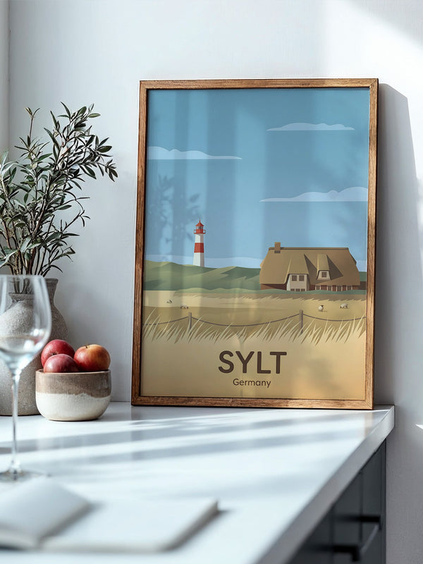 Sylt Leuchtturm Küstenlandschaft