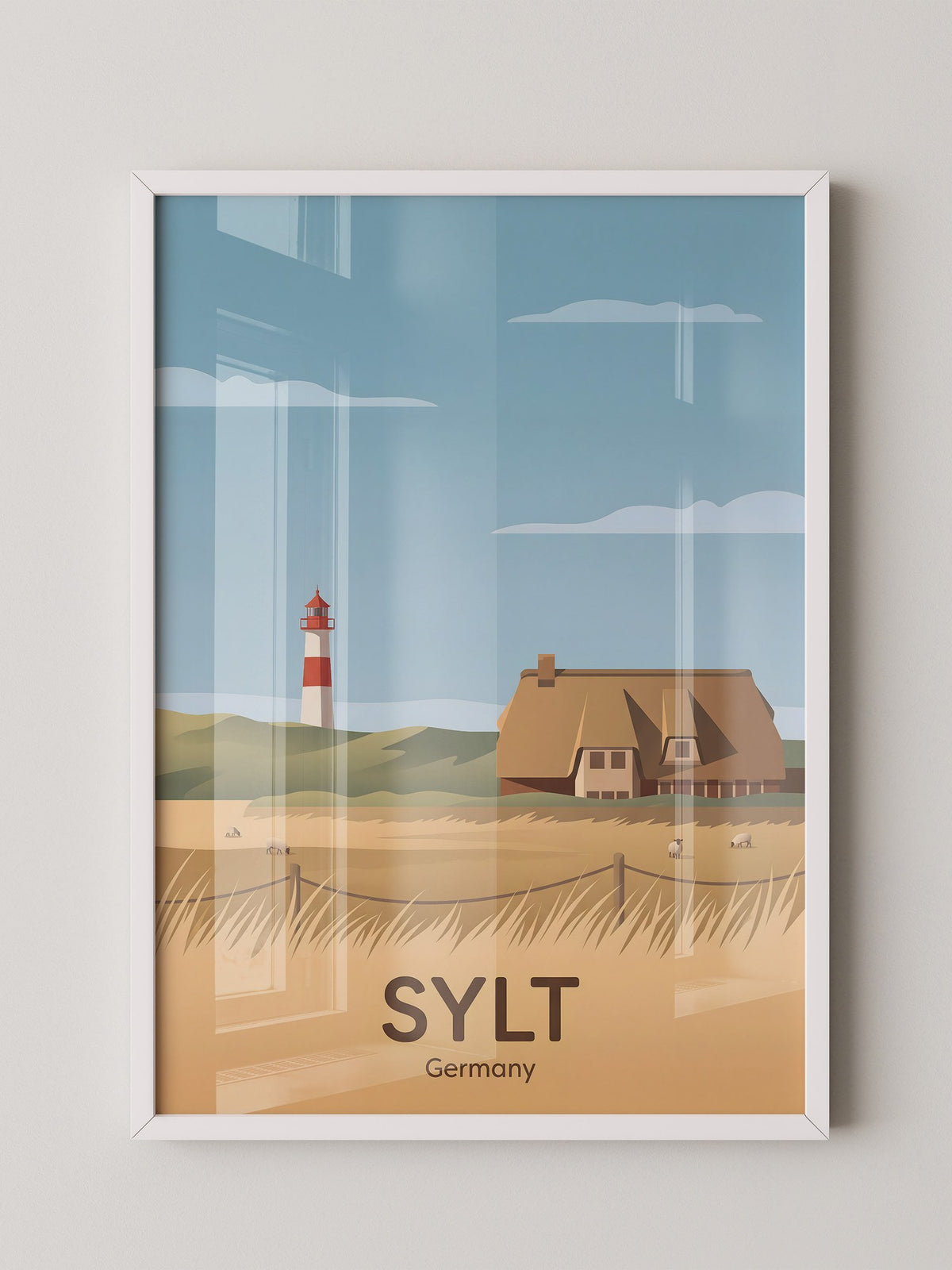 Sylt Leuchtturm Küstenlandschaft