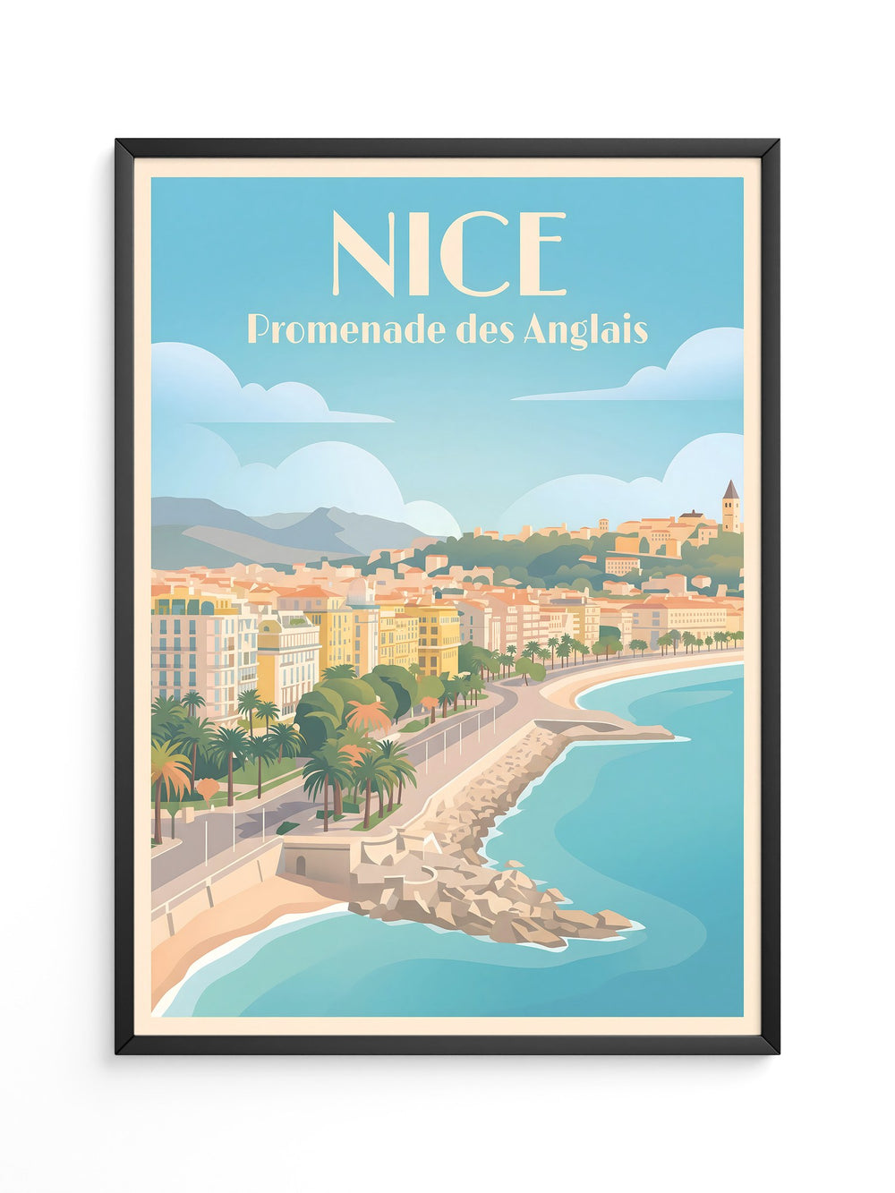Promenade des Anglais Vintage-Stil