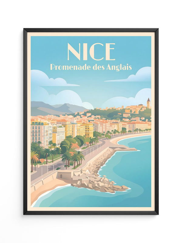Promenade des Anglais Vintage-Stil