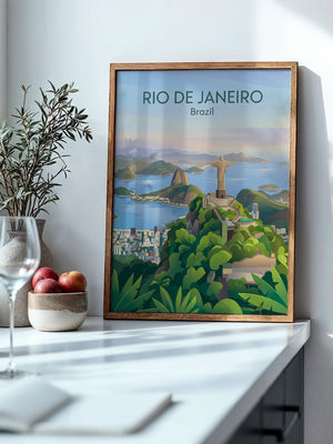 Christusstatue Rio Pastellfarben