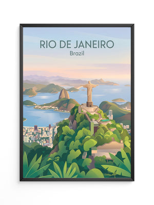 Christusstatue Rio Pastellfarben