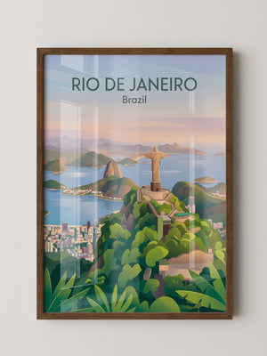 Christusstatue Rio Pastellfarben