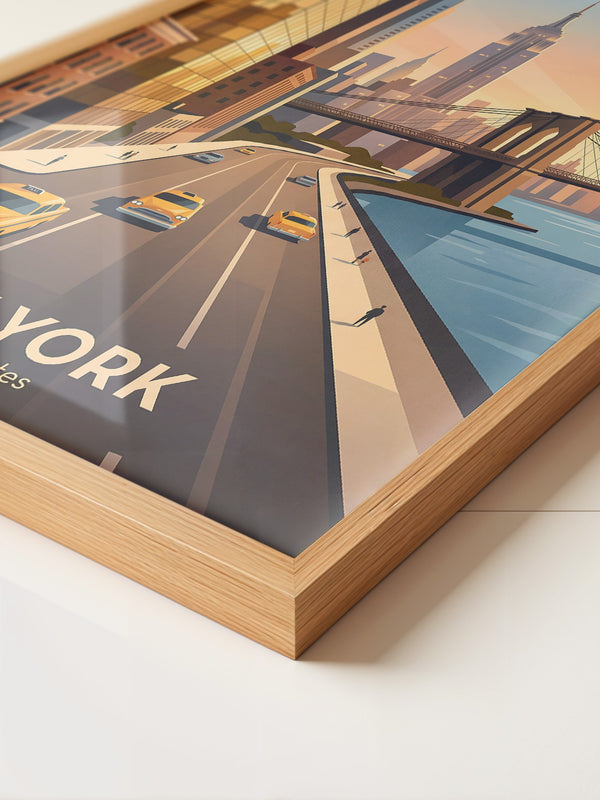 Brooklyn Bridge Retro-Stil