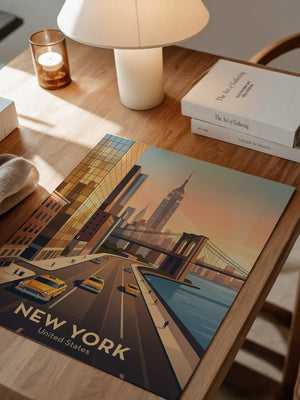 Brooklyn Bridge Retro-Stil