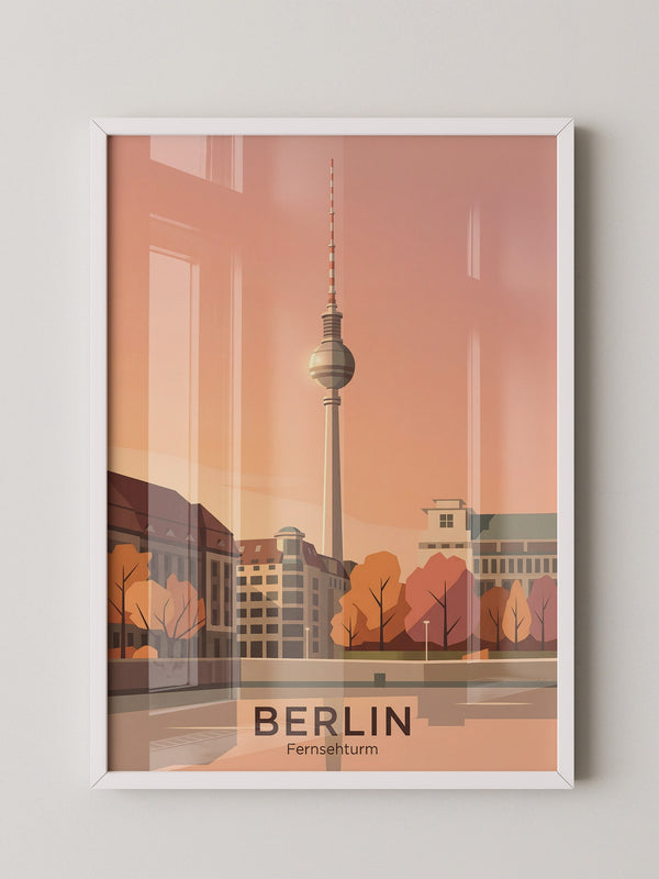 Fernsehturm Berlin Herbstfarben