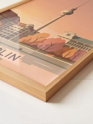 Fernsehturm Berlin Herbstfarben