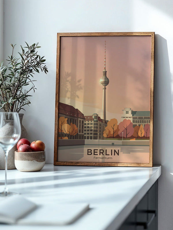 Fernsehturm Berlin Herbstfarben