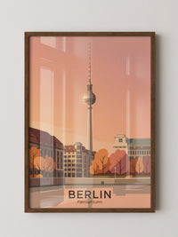 Fernsehturm Berlin Herbstfarben