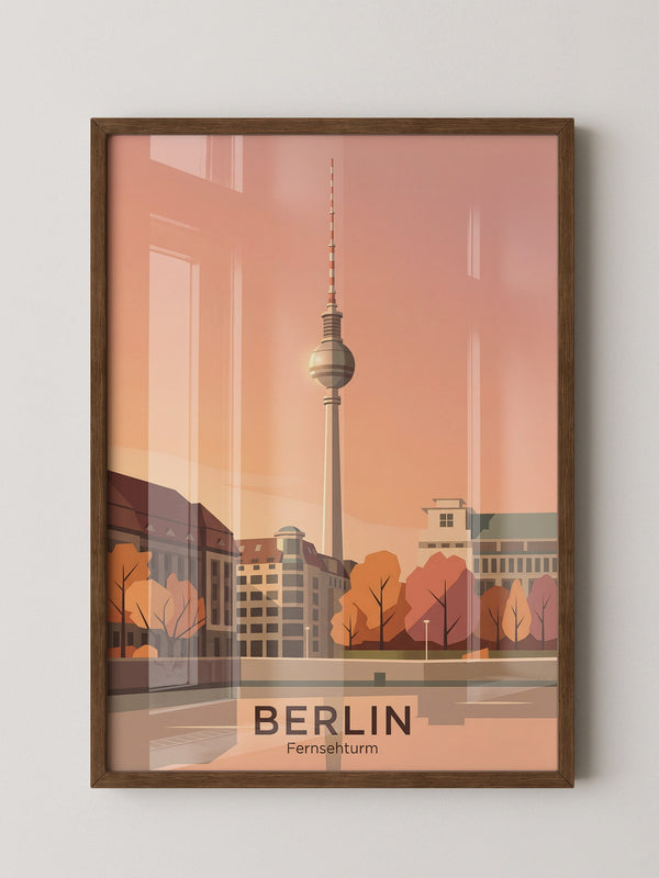 Fernsehturm Berlin Herbstfarben