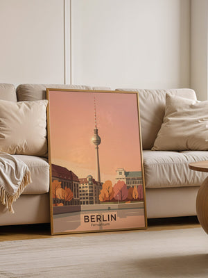 Fernsehturm Berlin Herbstfarben