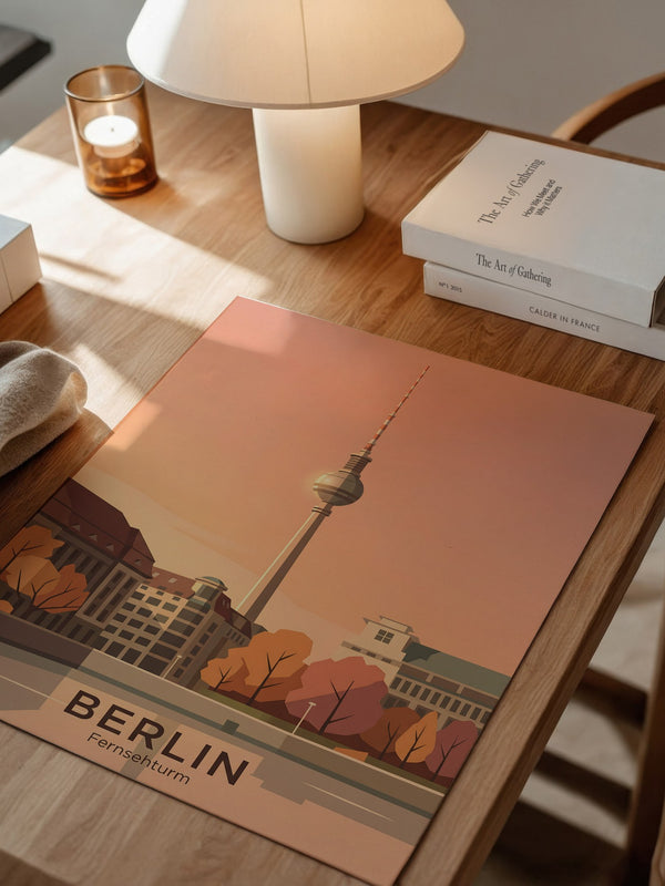 Fernsehturm Berlin Herbstfarben