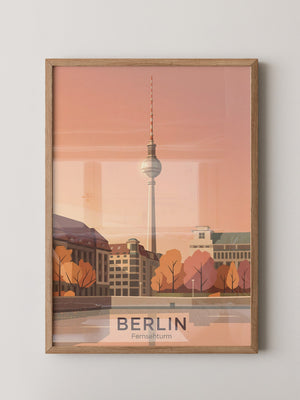 Fernsehturm Berlin Herbstfarben