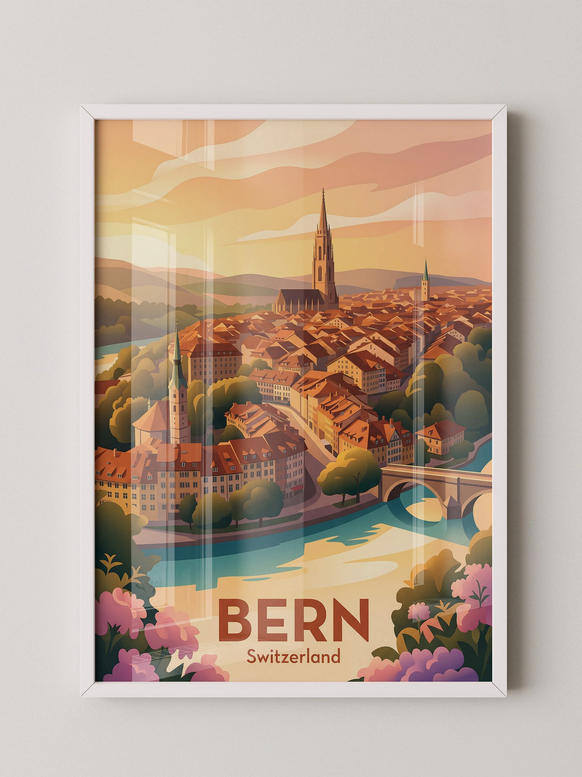 Bern Altstadt Abendstimmung