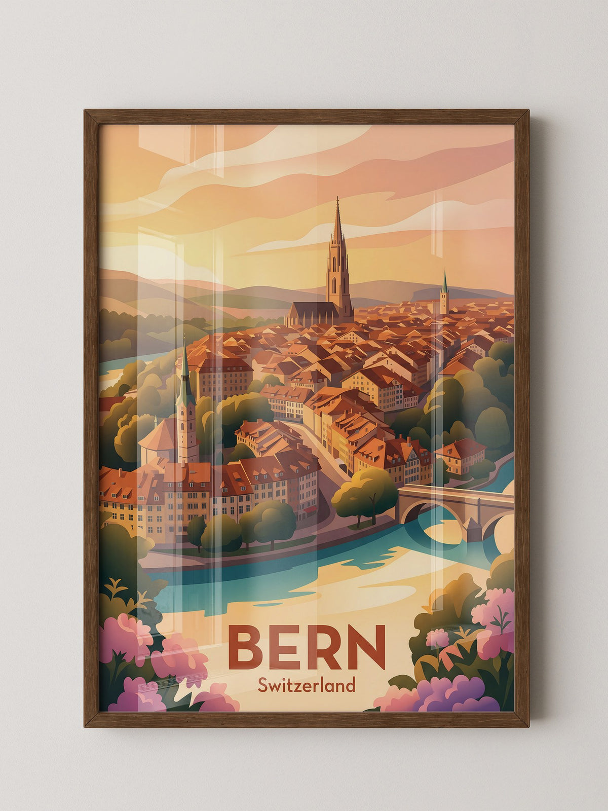 Bern Altstadt Abendstimmung