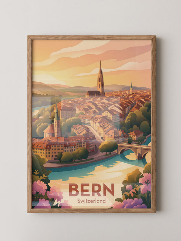 Bern Altstadt Abendstimmung