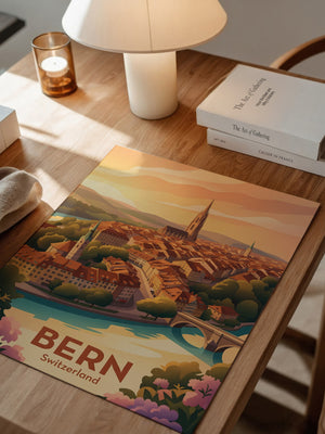 Bern Altstadt Abendstimmung