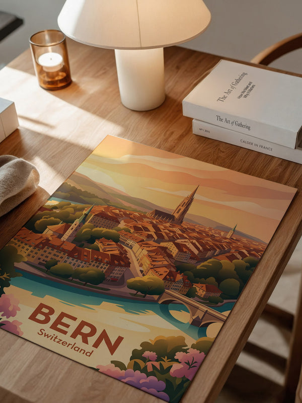 Bern Altstadt Abendstimmung