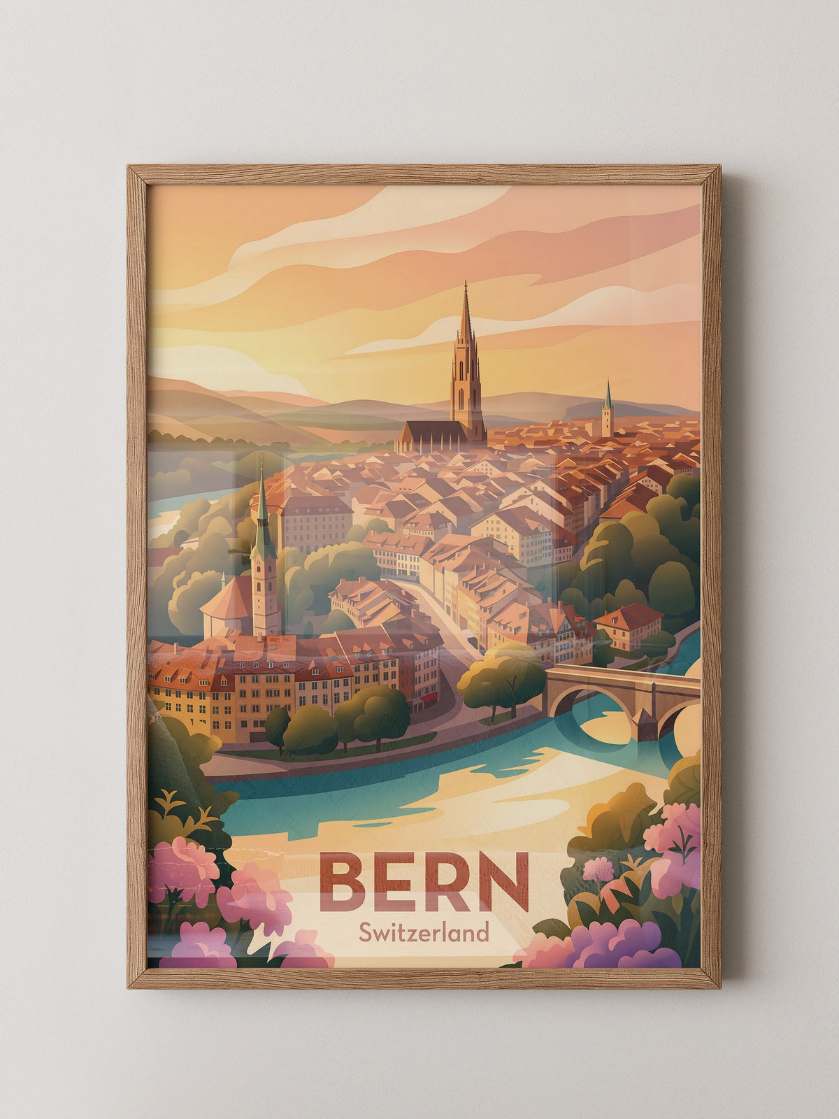 Bern Altstadt Abendstimmung
