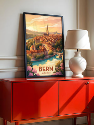 Bern Altstadt Abendstimmung