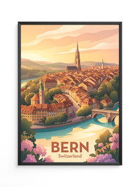 Bern Altstadt Abendstimmung