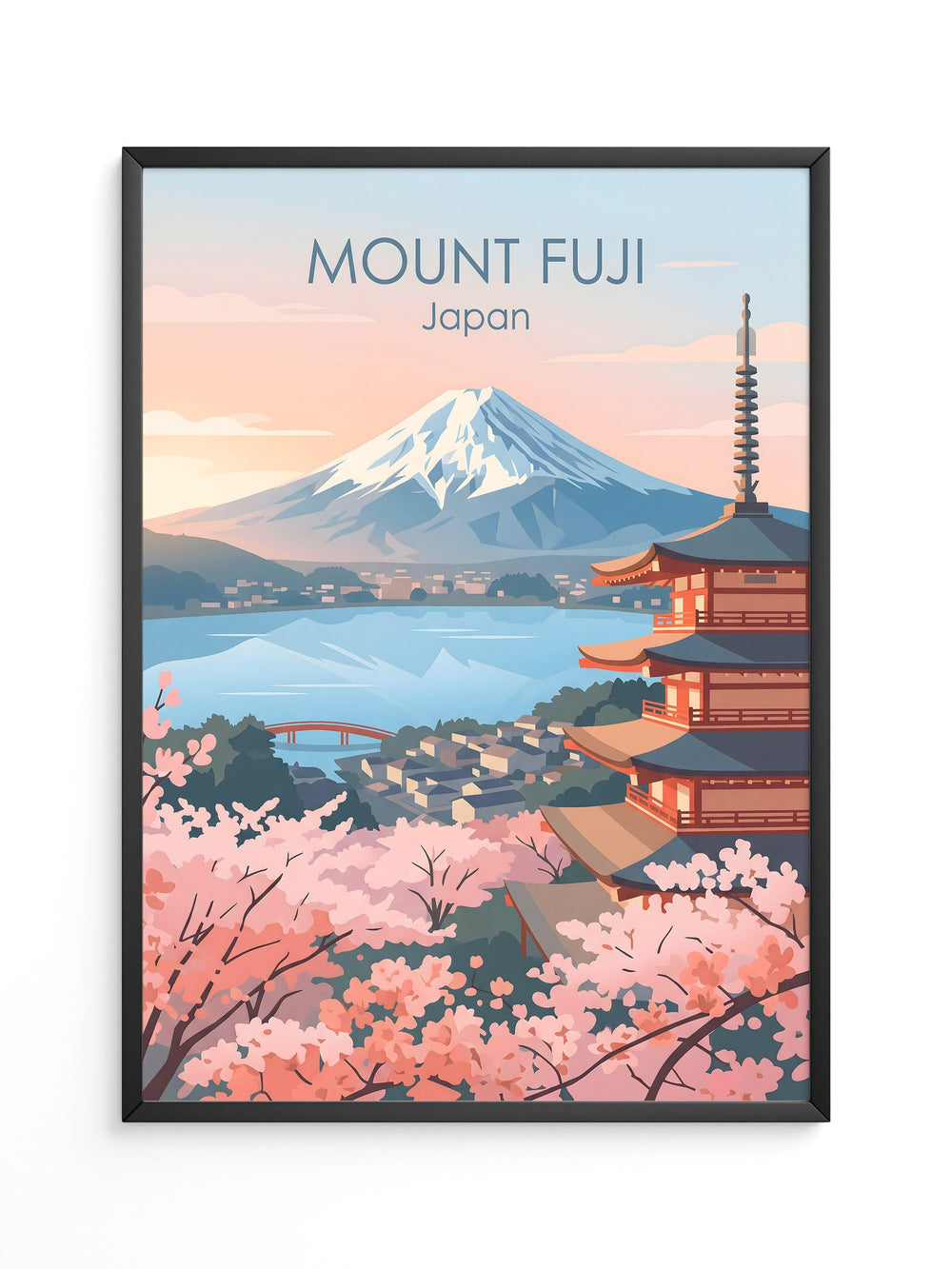 Mount Fuji Kirschblüten Stilvoll