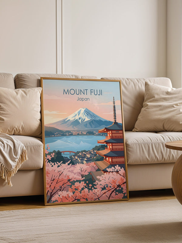 Mount Fuji Kirschblüten Stilvoll