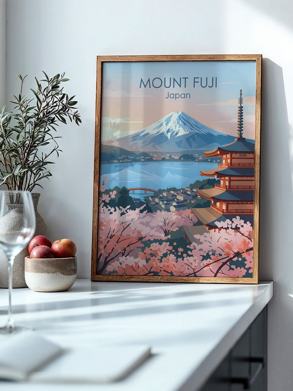 Mount Fuji Kirschblüten Stilvoll