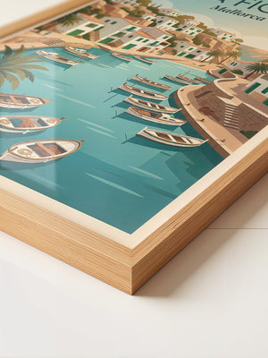 Hafenidylle Mallorca Vintage Stil