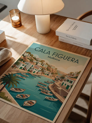 Hafenidylle Mallorca Vintage Stil