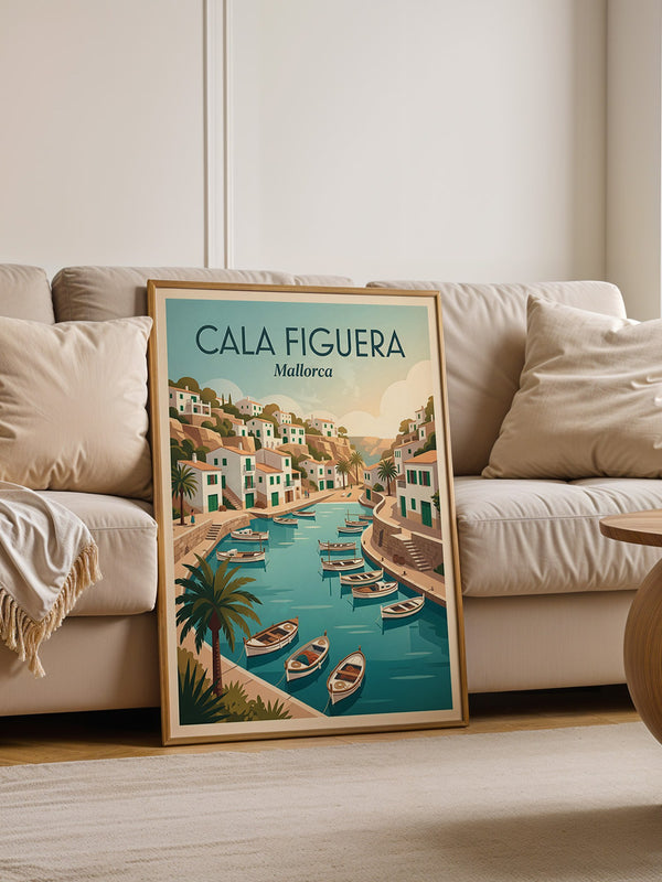 Hafenidylle Mallorca Vintage Stil