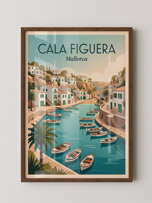 Hafenidylle Mallorca Vintage Stil