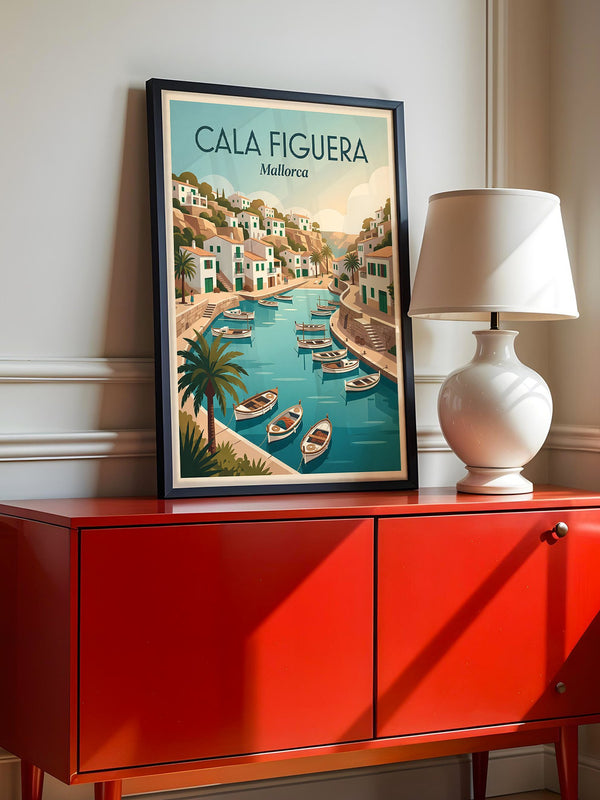 Hafenidylle Mallorca Vintage Stil