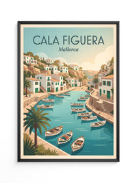 Hafenidylle Mallorca Vintage Stil